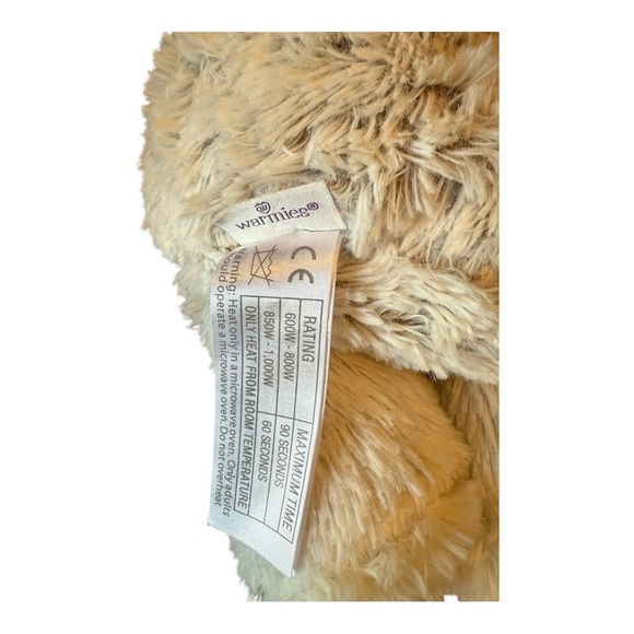 Warmies Microwavable French Lavender Scented Stuffed Animal Weighted- Bear - Picture 8 of 8